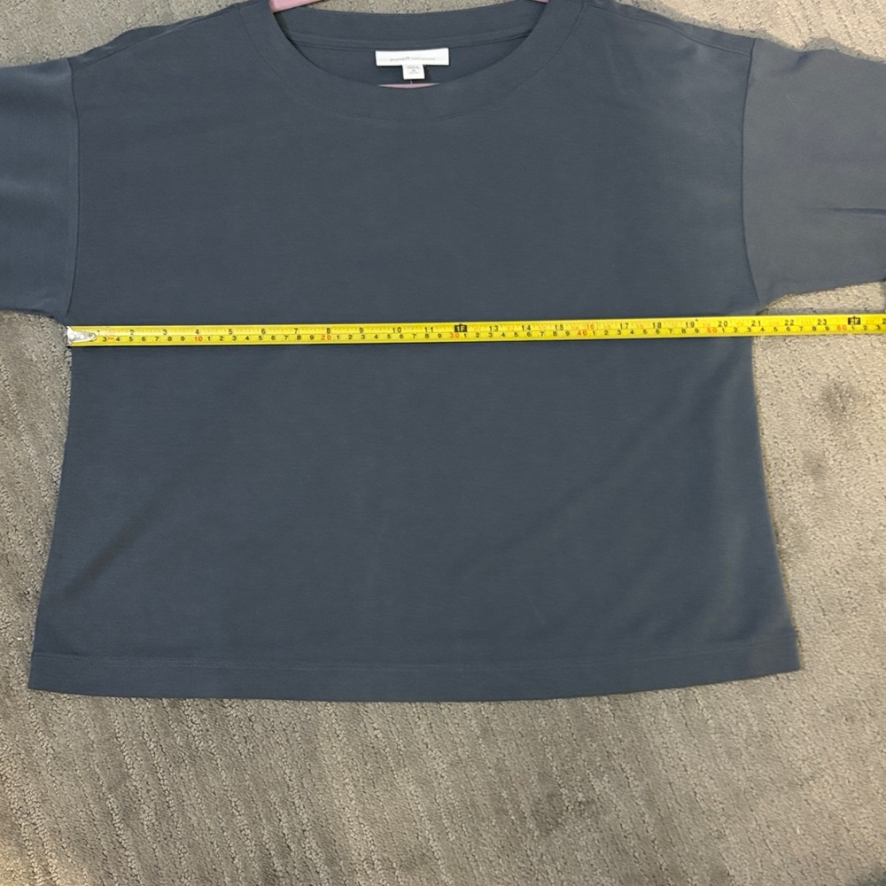 J. Jill Soft Blue Gray Long Sleeve Top - Picture 5 of 7